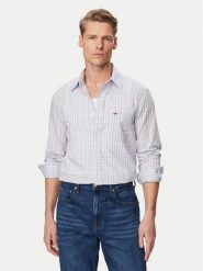 Tommy Jeans Koszula DM0DM22791 Niebieski jasny Regular Fit. Niebieskie koszule Tommy Jeans, m, bez wzorów, z bawełny, bez kołnierzyka, bez ramiączek. Za 349.99 zł.