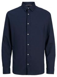 Jack & Jones Koszula w kolorze granatowym rozmiar: M. Niebieskie koszule Jack & Jones, m, bez wzorów, z bawełny, bez kołnierzyka, bez ramiączek. Za 70.74 zł.