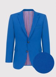 PAKO LORENTE – Niebieska marynarka garniturowa P22SF-3G-020-N-S. Niebieskie garnitury Pako Lorente, m, bez wzorów, z poliesteru. Za 349.99 zł.