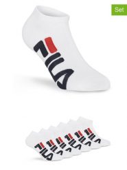 Fila Skarpety (6 par) w kolorze białym do sneakersów rozmiar: 35-38. Białe skarpety Fila, bez wzorów. Za 43.99 zł.