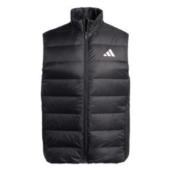 Kurtka puchowa adidas Essentials 3-Stripes. Czarne kurtki Adidas, m, bez wzorów, z puchu, bez kaptura. Za 241.50 zł.