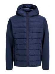 Jack & Jones Kurtka przejściowa "Multi Hybrid" w kolorze granatowym rozmiar: M. Niebieskie kurtki Jack & Jones, m, bez wzorów, bez kaptura. Za 114.98 zł.