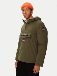 Napapijri Kurtka anorak Rainforest Winter 3 NP0A4GMC Khaki Regular Fit. Brązowe kurtki Napapijri, m, bez wzorów, z syntetyku, bez kaptura. Za 1,059.00 zł.