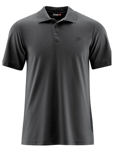 Maier Sports Funkcyjna koszulka polo w kolorze czarnym rozmiar: L. Czarne bezrękawniki Maier Sports, l, bez wzorów, z materiału, bez kołnierzyka, bez ramiączek. Za 113.63 zł.