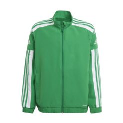 Kurtka adidas Squadra 21 Zielona. Białe kurtki przejściowe Adidas, bez wzorów, z poliesteru, bez kaptura. W wyprzedaży za 158.70 zł.