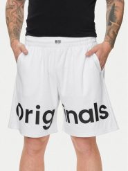 Jack&Jones Szorty sportowe Chicago 12253130 Biały Loose Fit. Białe krótkie spodenki sportowe Jack&Jones, m, bez wzorów, z syntetyku. Za 79.99 zł.