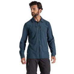 Męska Koszula Z Długim Rękawem Nosilife. Zielone koszule Craghoppers, m, bez wzorów, z elastanu, bez kołnierzyka, bez ramiączek. Za 483.99 zł.