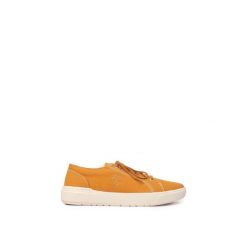 Buty męskie Timberland Seneca Bay Canvas Ox. Brązowe buty sportowe casual Timberland, bez wzorów, bez zapięcia. Za 379.99 zł.