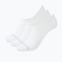 Skarpety męskie SKECHERS Non Terry No Show 3. Białe skarpety Skechers, bez wzorów, z elastanu. Za 39.99 zł.