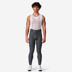 Spodnie rowerowe szosowe męskie Van Rysel RCR-R 2. Szare spodenki rowerowe VAN RYSEL, l, bez wzorów, z materiału, rowerowe. Za 289.99 zł.