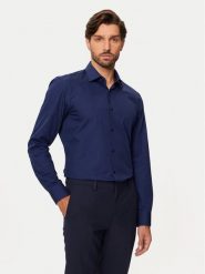 Hugo Koszula C-Jenno 50289499 Granatowy Slim Fit. Niebieskie koszule Hugo, m, bez wzorów, z bawełny, bez kołnierzyka, bez ramiączek. Za 229.99 zł.