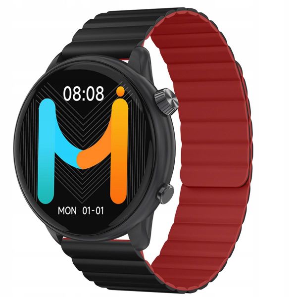 Smartwatch zegarek sportowy IMIKI TG2. Brązowe, cyfrowe zegarki IMIKI, metalowe. Za 229.00 zł.