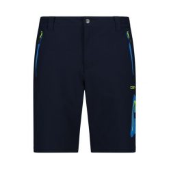 Szorty męskie turystyczne CMP 33T5497. Niebieskie szorty CMP, m, bez wzorów, sportowe. W wyprzedaży za 188.99 zł.