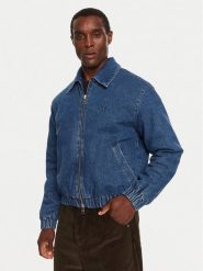 AMI PARIS Kurtka jeansowa HJK020DE0031 Niebieski Regular Fit. Niebieskie kurtki AMI PARIS, m, bez wzorów, z bawełny, bez kaptura. Za 1,589.00 zł.