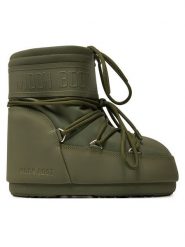 Moon Boot Śniegowce 80D1409380 Khaki. Brązowe śniegowce Moon Boot, ze skóry, bez zapięcia. Za 949.99 zł.