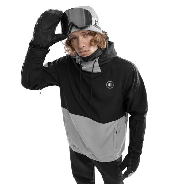 Kurtka snowboardowa męska W1 Boardslide. Czarne kurtki SIROKO, m, bez wzorów, z materiału, bez kaptura. Za 391.00 zł.