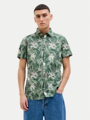 Jack&Jones Koszula Hawaii 12269137 Zielony Comfort Fit. Zielone koszule Jack&Jones, m, bez wzorów, z bawełny, bez kołnierzyka, bez ramiączek. Za 79.99 zł.
