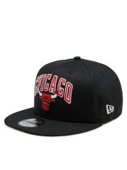 New Era Czapka Nba Patch 950 Bulls Blkfdr 60364257 Czarny. Czarne czapki z daszkiem New Era, bez wzorów, z bawełny. Za 219.99 zł.