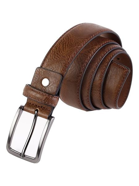 The Time of Bocha Skórzany pasek w kolorze jasnobrązowym rozmiar: 95. Brązowe paski The Time of Bocha, bez wzorów, z materiału. Za 126.45 zł.