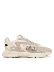 Lacoste Sneakersy L003 Neo 51SMA0044 Écru. Buty sportowe casual LACOSTE, bez wzorów, ze skóry, bez zapięcia. Za 569.99 zł.