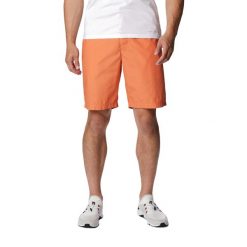 Spodenki trekkingowe męskie Columbia Washed Out. Brązowe szorty Columbia, m, bez wzorów, sportowe. Za 79.99 zł.