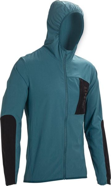 Kurtka rowerowa LEATT Jacket MTB Trail 1.0. Niebieskie kurtki LEATT, m, bez wzorów, z materiału, z kapturem. Za 381.65 zł.