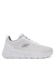 Skechers Sneakersy Bobs B Flex-Icy Edge 118109/W Biały. Białe buty sportowe casual Skechers, bez wzorów, z materiału, bez zapięcia. Za 179.99 zł.