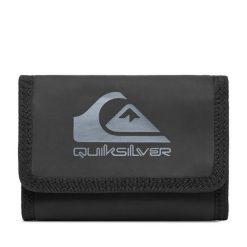 Portfel Quiksilver. Czarne portfele Quiksilver, bez wzorów. Za 49.99 zł.