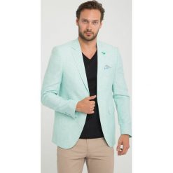 Lniana marynarka - Slim fit - w kolorze miętowym. Marynarki marki Sir Raymond Taylor. W wyprzedaży za 260.95 zł.