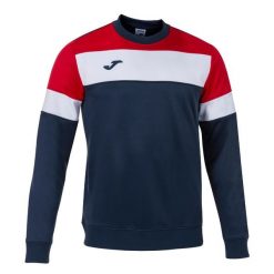 Bluza sportowa męska Joma Crew IV. Czerwone bluzy bez kaptura Joma, m, bez wzorów, z materiału, bez kaptura. Za 173.70 zł.