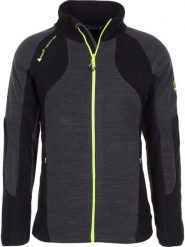 Peak Mountain Kurtka polarowa "Cecut" w kolorze czarnym rozmiar: M. Czarne kurtki Peak Mountain, m, bez wzorów, z materiału, bez kaptura. Za 217.99 zł.