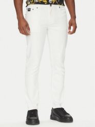 Versace Jeans Couture Jeansy 78GAB5D0 Biały Slim Fit. Białe jeansy Versace Jeans Couture, m. Za 699.99 zł.