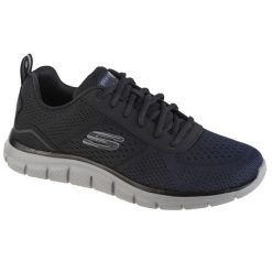 Buty męskie Skechers Track Ripkent. Czarne buty treningowe Skechers, bez wzorów, z gumy. Za 390.00 zł.