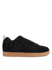 DC Shoes Sneakersy COURT GRAFFIK 300529-BGM Czarny. Czarne buty sportowe casual DC Shoes, bez wzorów, ze skóry, bez zapięcia. Za 249.99 zł.