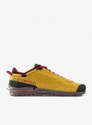 Buty podejściowe męskie La Sportiva TX2 Evo Leather. Żółte buty turystyczne La Sportiva, bez wzorów, z materiału, bez zapięcia, trekkingowe. Za 884.55 zł.