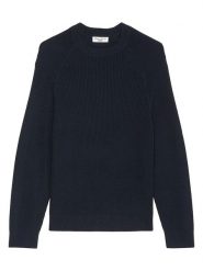 Marc O´Polo Sweter w kolorze granatowym rozmiar: M. Niebieskie swetry nierozpinane m, bez wzorów, z bawełny, bez kołnierzyka, bez ramiączek. Za 228.92 zł.