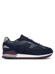 BOSS Sneakersy Parkour-L 50573554 Granatowy. Niebieskie buty sportowe casual Boss, bez wzorów, ze skóry, bez zapięcia. Za 899.99 zł.