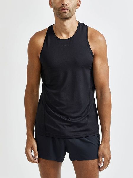 Craft Top sportowy "ADV Essence" w kolorze czarnym rozmiar: XL. Czarne t-shirty sportowe Craft, bez wzorów, z materiału, bez ramiączek, outdoorowe. Za 94.95 zł.