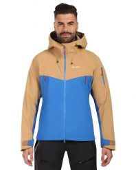 Męska kurtka hardshell Kilpi TRINITY-M niebieska. Brązowe kurtki Kilpi, l, bez wzorów, z hardshellu, z kapturem. Za 829.50 zł.
