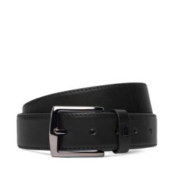 Pasek Męski Tommy Hilfiger. Czarne paski Tommy Hilfiger, bez wzorów. Za 239.99 zł.