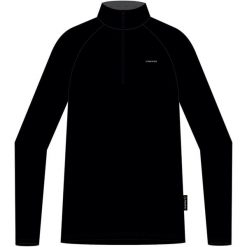 Bluza męska VIKING Jukon Half Zip. Czarne bluzy bez kaptura Viking, m, bez wzorów, z dzianiny, bez kaptura. Za 179.90 zł.