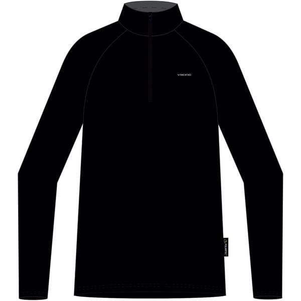 Bluza męska VIKING Jukon Half Zip. Czarne bluzy bez kaptura Viking, m, bez wzorów, z dzianiny, bez kaptura. Za 179.90 zł.
