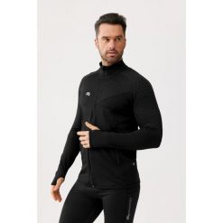 Bluza termoaktywna fitness męska Rough Radical Boost X. Czarne bielizna termoaktywna ROUGH RADICAL, m, bez wzorów, bez ramiączek, na fitness i siłownię. W wyprzedaży za 161.42 zł.