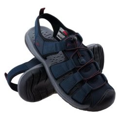 Sandały Elbrus Keniser M 92800304549 niebieskie. Niebieskie sandały z gumy, bez zapięcia. Za 278.24 zł.