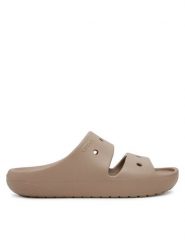Crocs Klapki Classic Sandal v2 209403 Brązowy. Brązowe klapki Crocs, z tworzywa sztucznego. Za 129.99 zł.