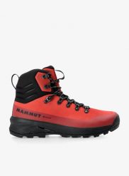 Buty turystyczne Mammut Ducan III High LTH GTX. Czerwone buty turystyczne Mammut, bez wzorów, z gore-texu, bez zapięcia, trekkingowe, gore-tex. Za 1,121.99 zł.