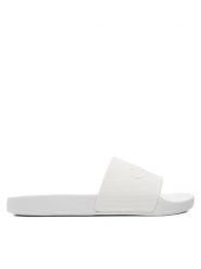 Calvin Klein Klapki Pool Slide Rubber HM0HM00636 Biały. Białe klapki CALVIN KLEIN, z tworzywa sztucznego. Za 99.99 zł.
