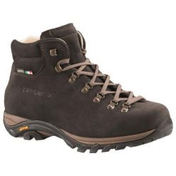 Buty trekkingowe Zamberlan New Trail Lite Evo Gtx Mid. Brązowe buty turystyczne Zamberlan, bez wzorów, z materiału, bez zapięcia, trekkingowe. Za 1,130.15 zł.