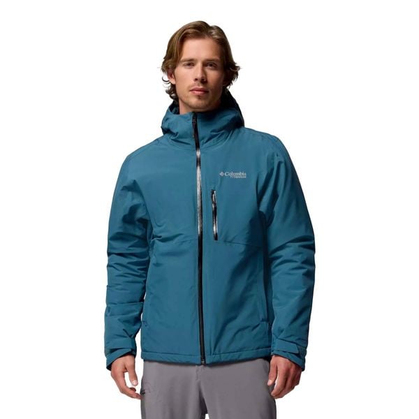 Kurtka Columbia Explorer's Edge™ Ii Kurtka Ocieplana Dorośli. Niebieskie kurtki Columbia, s, bez wzorów, z materiału, z kapturem. Za 883.99 zł.