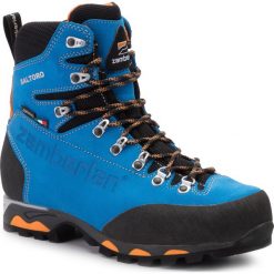 Trekkingi ZAMBERLAN - 1000 Baltoro Gtx GORE-TEX Royal Blue/Black. Niebieskie trekkingi Zamberlan, bez wzorów, z gore-texu, bez zapięcia. W wyprzedaży za 949.00 zł.